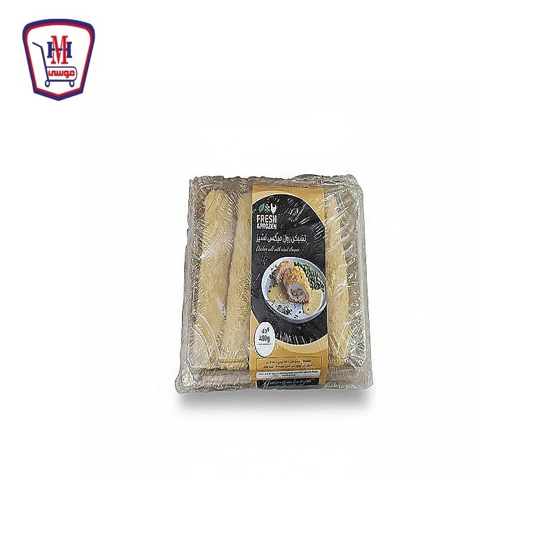 فريش فروزن تشيكن رول ميكس تشيز 400 جرام