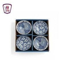 طقم بوله بورسلين مزخرف علبه 4 قطع