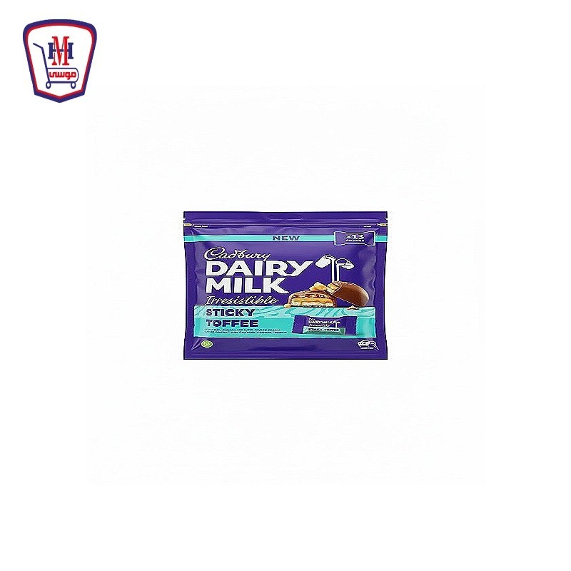 كادبورى شيكولاته مينى طوفى كراميل كيس 136.5 جرام