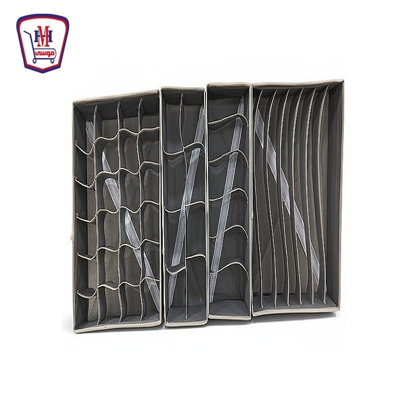 طقم منظم طرح وشرابات وملابس 4 قطعه مقاسات