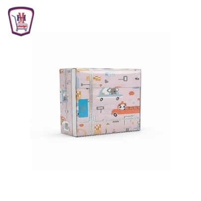 طقم ملايه بيو كرتون مطبوع -180×240-6ق/ علبه من موسى | هايبر موسى