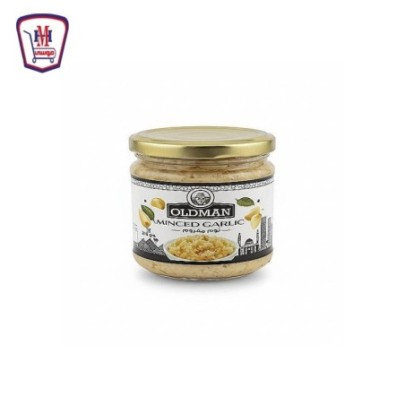 اولد مان ثوم مفروم برطمان 210 جرام