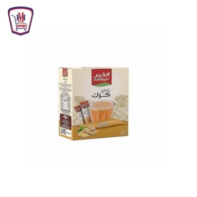 الخير شاى كرك بالزنجبيل 22 جرام علبه × 12 ظرف
