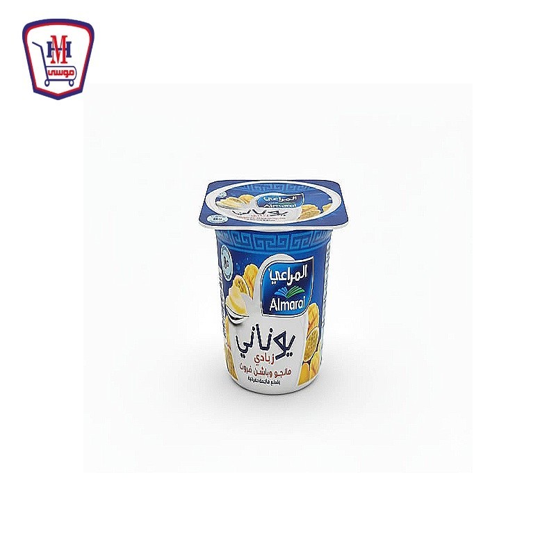 المراعى زبادى يونانى مانجو وباشن فروت 170 جرام