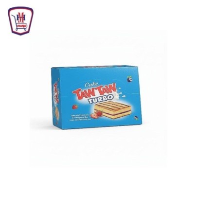 تاوتاو تربو كيك بالفراوله محشو بمربى الفراوله كبير علبه × 6 قطع