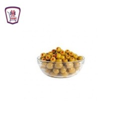 زيتون اخضرمحشى جزر 250 جرام | من المروه | هايبر موسى — أفضل سعر وتوصيل