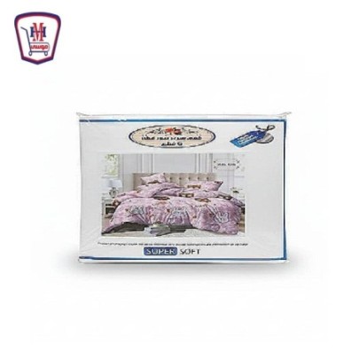 طقم ملايه بيور قطن مطبوع اطفال 6 قطع