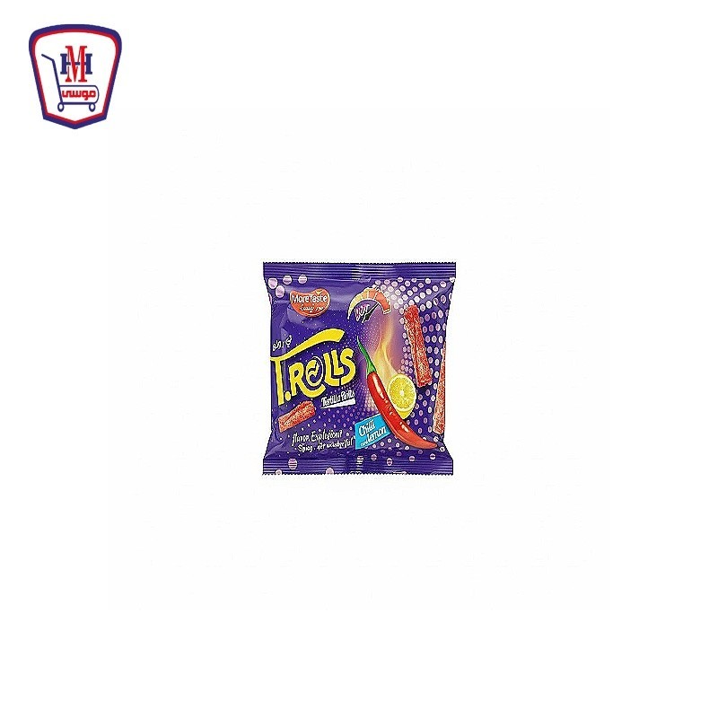 تى رولز سناكس بطعم الشطه والليمون 28-30 جرام