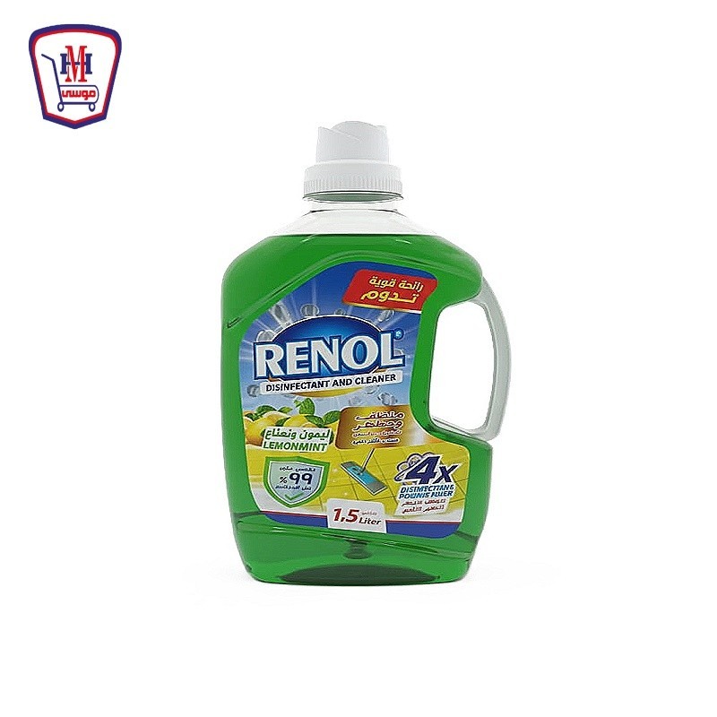 رينول مطهر ارضيات ليمون ونعناع 1.5 لتر