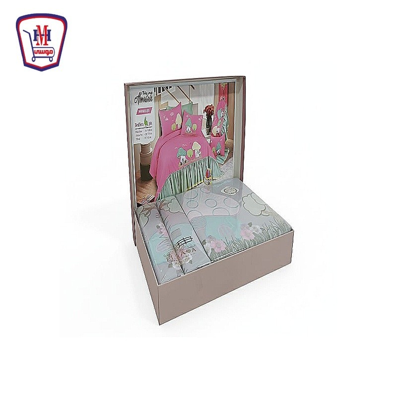 طقم ملايه سرير الماسه/السمان 190 اطفال 6 قطع