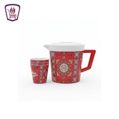 دورق بلاستيك بيور خيامى 2 لتر + 3 كوب | من موسى | هايبر موسى