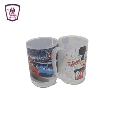 لمسه طقم مج هابى 400 مللى 2×1 مطبوع