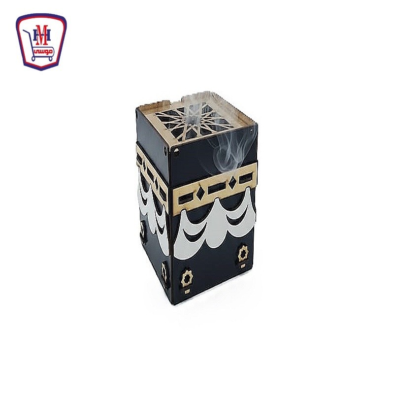 مبخره خشب شكل كعبه كبيره مبخره خشب شكل كعبه كبيره