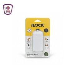 اى لوك مشترك مينى سريع 2 مخرج م / 5117 + شاحن 2A سلك 1.5 متر