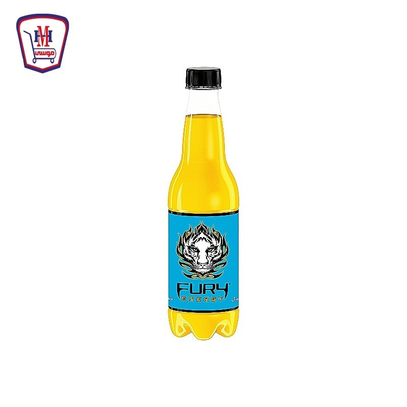 فيورى مشروب طاقه بطعم المانجو زجاجه بلاستيك 400 مللى