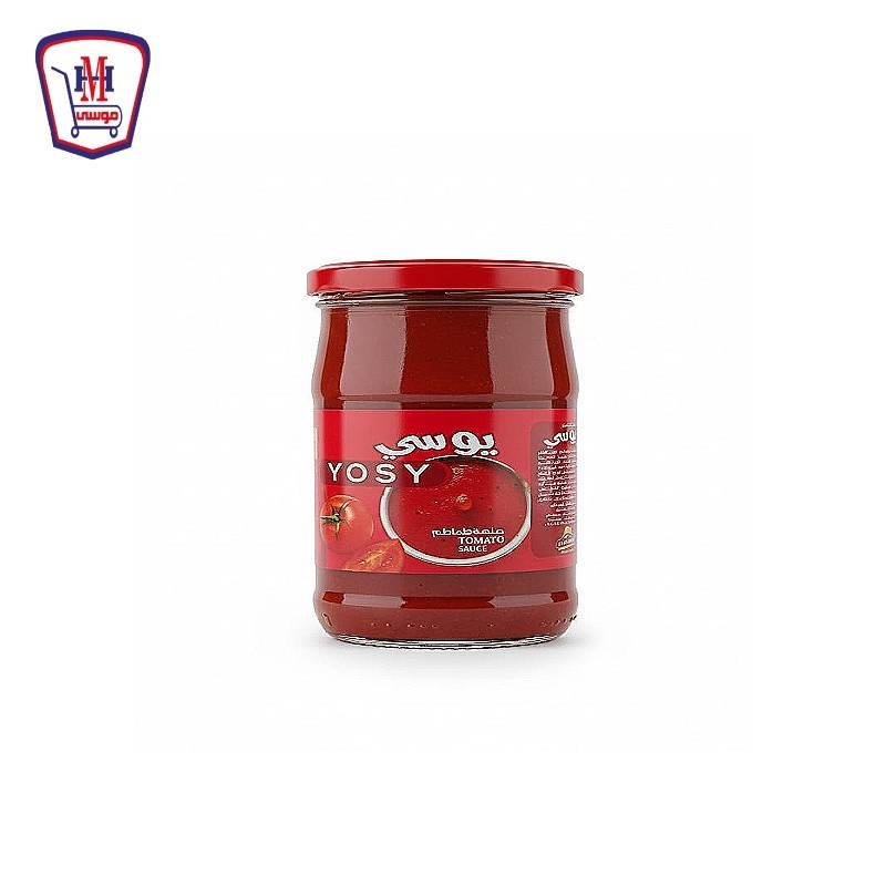 يوسى صلصه طماطم زجاج تركيز 20% 300 جرام