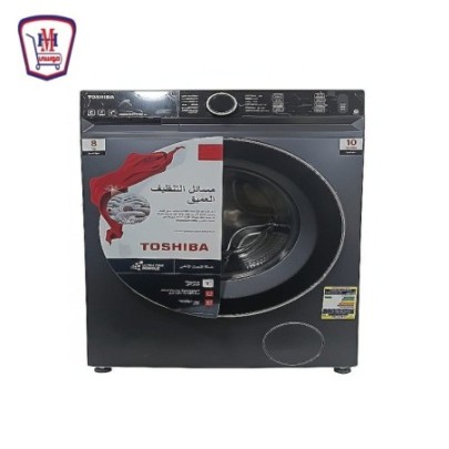 توشيبا غساله اتوماتيك 8 كيلوجرام 1400 لفه مورند جرى موديل TW-BK90GF4EG(MK)
