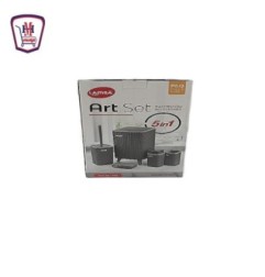 لمسه طقم نظافه حمام ارت سيت 5 قطع موديل 14212