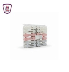 طقم مشابك XRZ ورده بلاستيك 12 قطعه 620