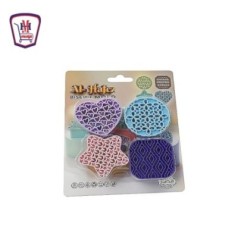 بصمات عجين باليد اشكال 4×1 كارت