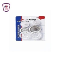 طقم مصفاه وسداده حوض 6 قطع كارت