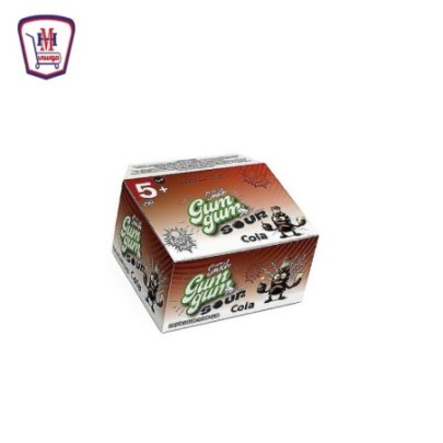 كيمتزو سماش جم جم لبان ساور محشو عسل نكهه الكولا علبه 100 قطعه + 5 قطع هديه