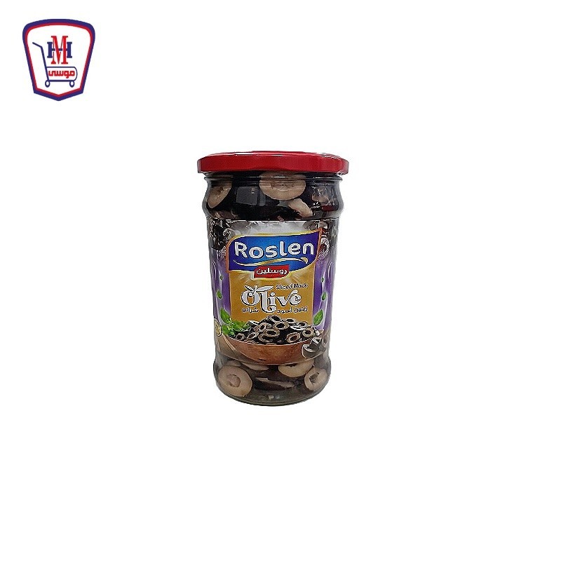 روسلين زيتون اسود شرائح 370 جرام