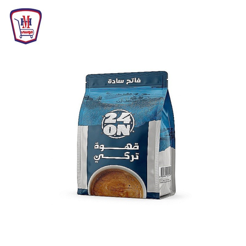 تونتى فور اون قهوه تركى ساده فاتح 200 جرام