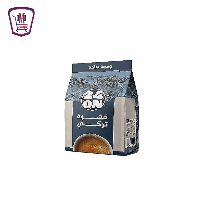 تونتى فور اون قهوه تركى ساده وسط 100 جرام