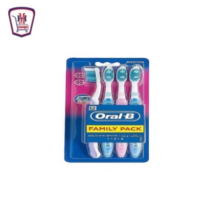اورال بى فرشاه اسنان دليكات وايت 40 متوسط 3+1 عرض