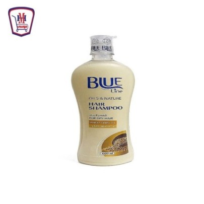بلو لاين شامبو للشعر الجاف بزيت جنين القمح 1000 مللى