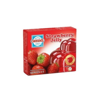 جرينز مسحوق جيلى بطعم الفراوله 80 جرام