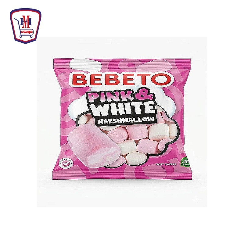 بيبيتو مارشملو وردى و ابيض 135 جرام