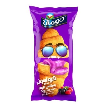 دومتى كرواسون محشو بميكس التوت قطعه واحده