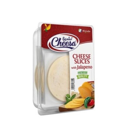 تشيزا شرائح جبن مطبوخ كامل الدسم هالابينو بريميوم 150 جرام