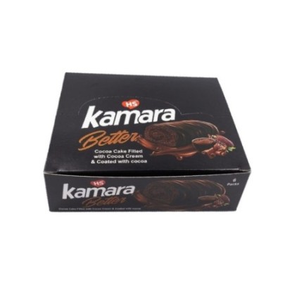كمارا بيتر سويس رول حشو بالكاكاو مغطى بالكاكاو علبه × 6 باكو