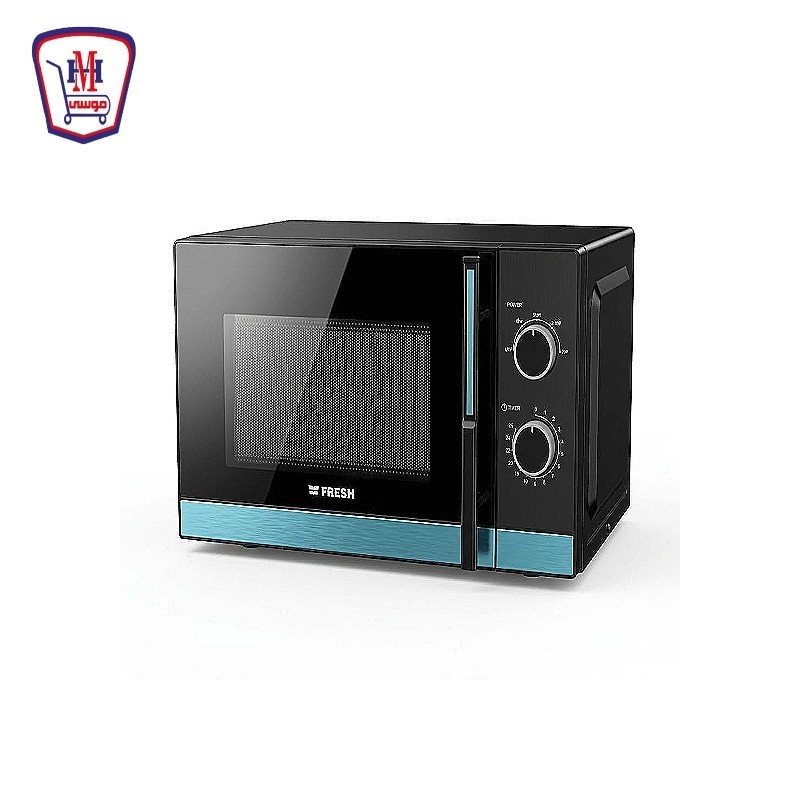 فريش ميكرويف 25 لتر 850 وات ميكانيكال اسود موديل FMW-25MC-BW