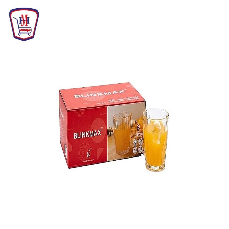 بلانك ماكس طقم كوب زجاج 6 قطع KTZB 6242 - 1