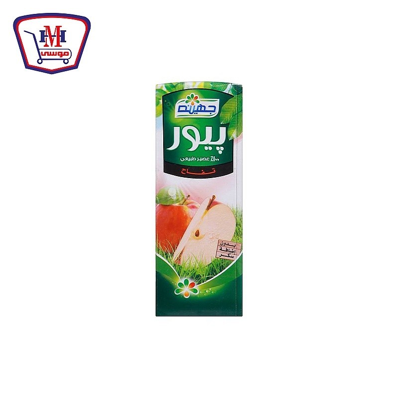 جهينه عصير بيور غير محلى تفاح 235 مللى