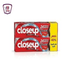 كلوس اب معجون اسنان احمر 2 قطعه 40 خصم 100 مللى