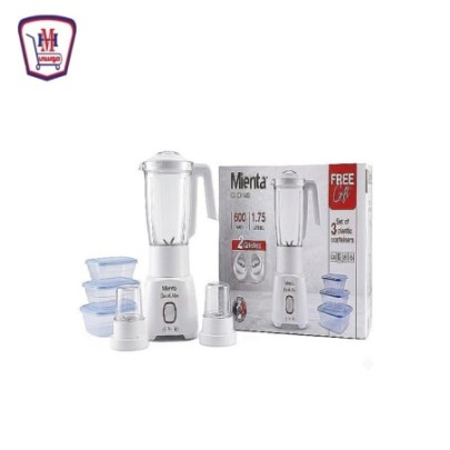 ميانتا خلاط 600 وات سعه 1.75 لتر + 2 مطحنه موديل BL1281H