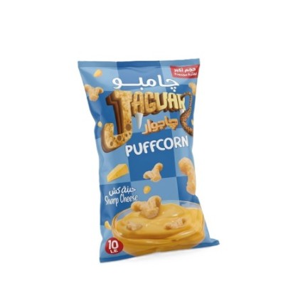 جاجوار باف كورن سناكس طعم جبنه كريمى 57-67 جرام