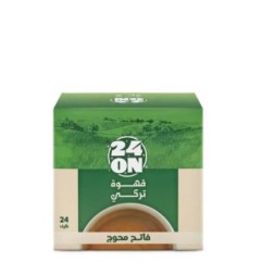 تونتى فور اون قهوه تركى محوج فاتح 8 جرام علبه 24 ظرف