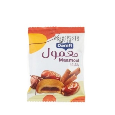 دامفى معمول تمر فاخر بالقرفه 25 جرام