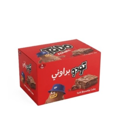 تودو كيك البراونيز علبه × 8 قطعه