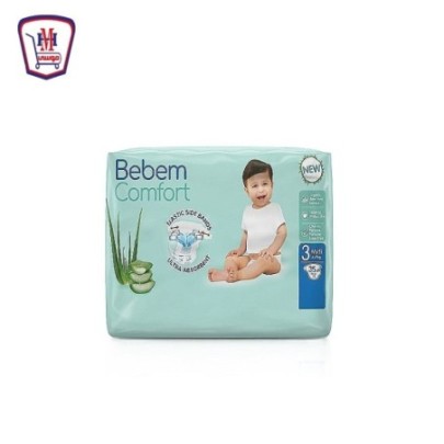 بى بم حفاضات كمفورت بانتس مقاس 3 وسط 35 حفاضه