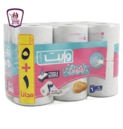 وايت مناديل تواليت بابلز رول 5+1 مجانا