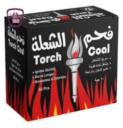الشعله فحم سريع الاشتعال فضى علبه 60 حبه