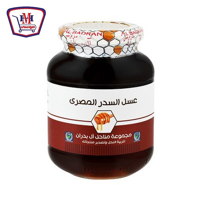 البدران عسل ابيض زجاج سدر مصرى 500 جرام