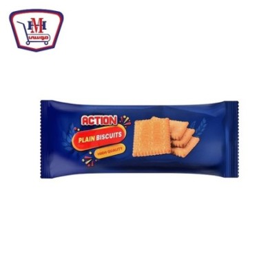 صورة اكشن بسكويت شاى ساده 60 جرام من اكشن - هايبر موسى
